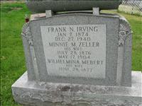 Irving, Frank N., Minnie M.(Zeller) and Wilhelmina (Mebert)